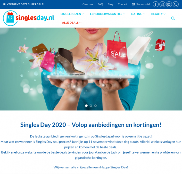 Singlesday.nl - bezoek de website